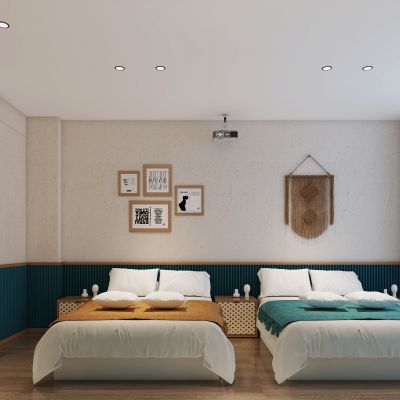 现代民宿酒店客房