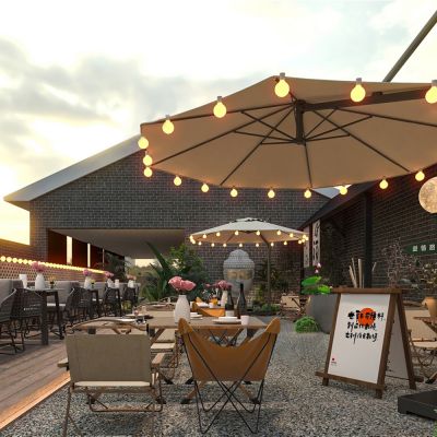 新中式露营风音乐餐厅