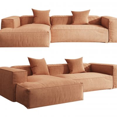 Arflex现代多人转角沙发