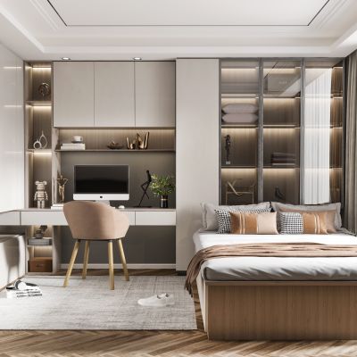 现代榻榻米卧室