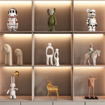 现代玩偶摆件