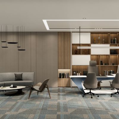 现代风格领导 经理办公室