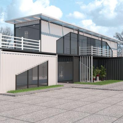 网红集装箱奶茶店咖啡店