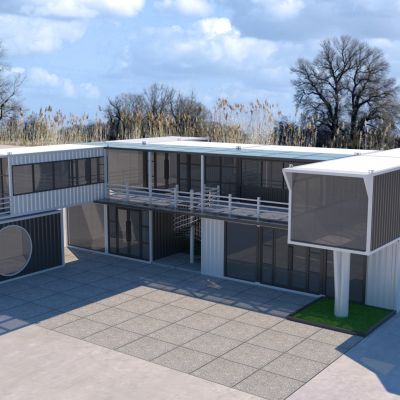 网红集装箱奶茶店咖啡店娱乐场所