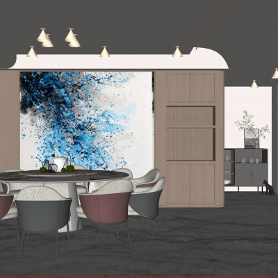 现代轻奢风格餐厅包间 包厢