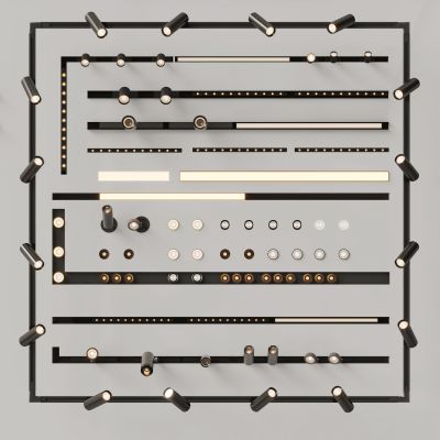 筒灯 射灯 导轨灯 轨道灯