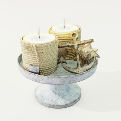 家具摆件蜡烛装饰托盘