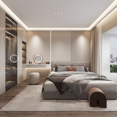 现代卧室