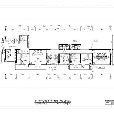 某地产物业办公室施工图