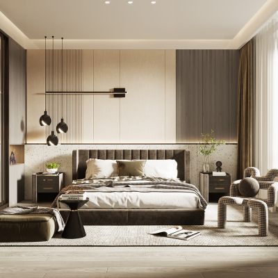 现代卧室