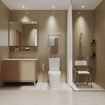 现代养老院卫生间