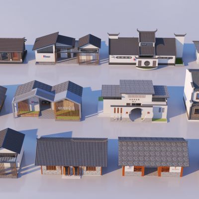 新中式风格公共厕所