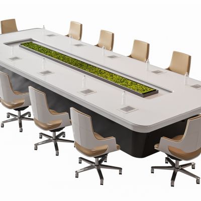 现代会议桌椅组合