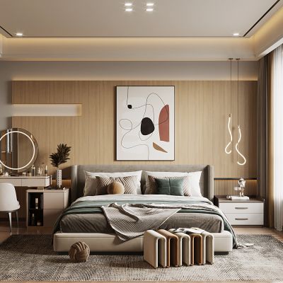 现代卧室