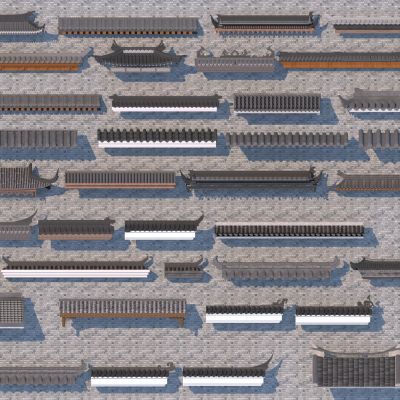 中式屋檐 中式檐线 飞檐 屋脊