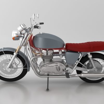 现代风格摩托车