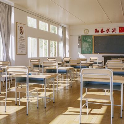 现代学校教室
