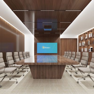 现代会议室3D模型