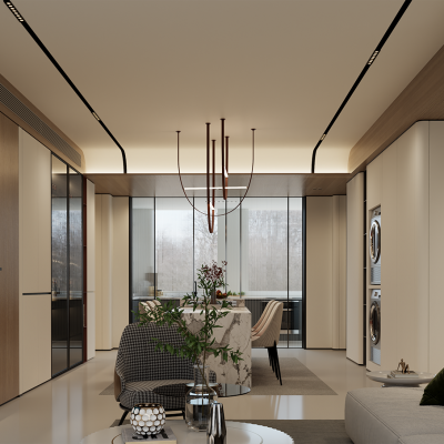 轻奢现代客餐厅