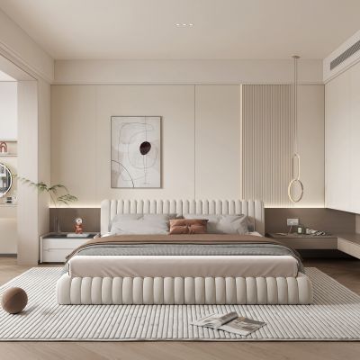 现代奶油风卧室