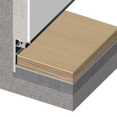 收口条节点CAD+对应效果图