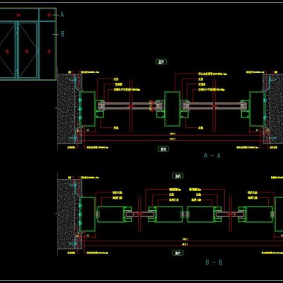 窗 CAD节点大样图