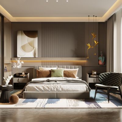 现代卧室