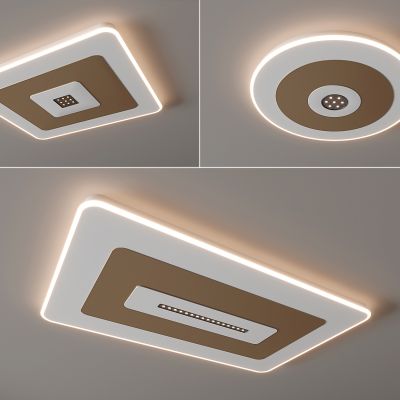 现代吸顶灯 圆形吸顶灯 方形吸顶灯 卧室 客厅 儿童房 简约吸顶灯