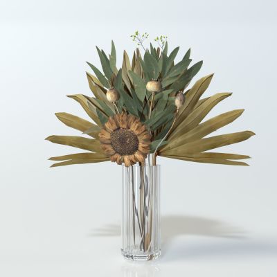 水生植物花瓶花艺装饰摆件