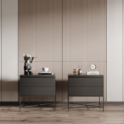 现代床头柜 装饰摆件品