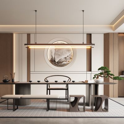 新中式茶室书房