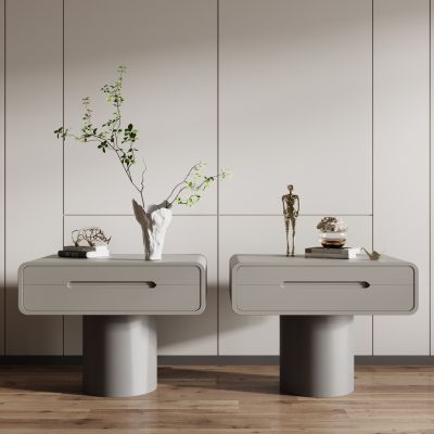 现代床头柜 装饰摆件品