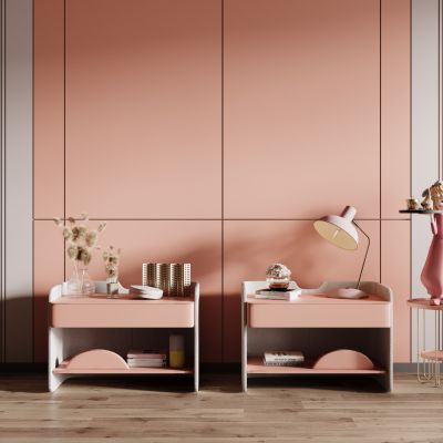 现代床头柜 装饰摆件品