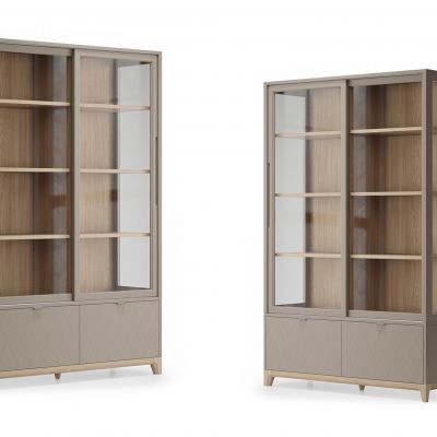 北欧简约装饰书柜