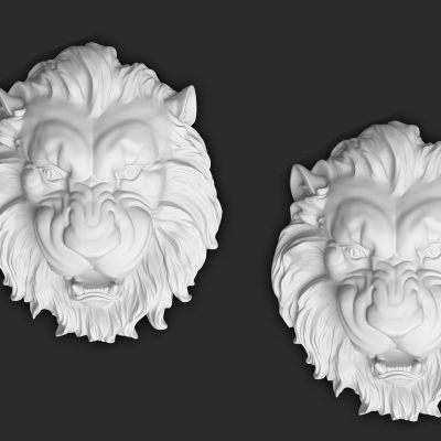 欧式简约狮子装饰雕塑