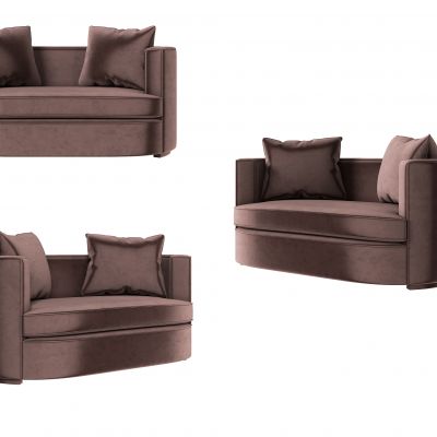 北欧简约弧度沙发