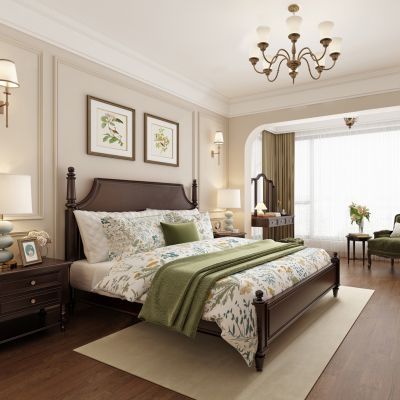 美式家居卧室