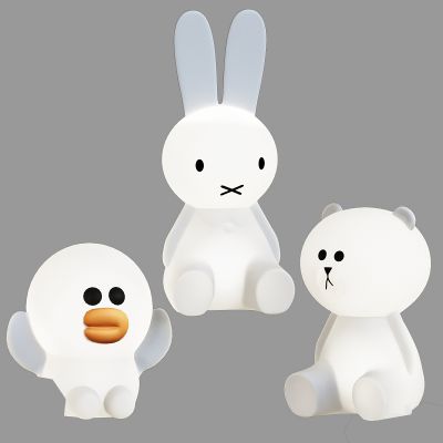  现代简约儿童兔子装饰灯