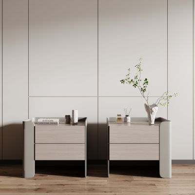 现代床头柜 装饰摆件品