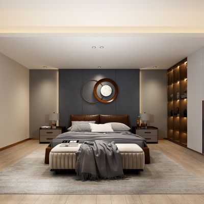 现代主卧室主人房