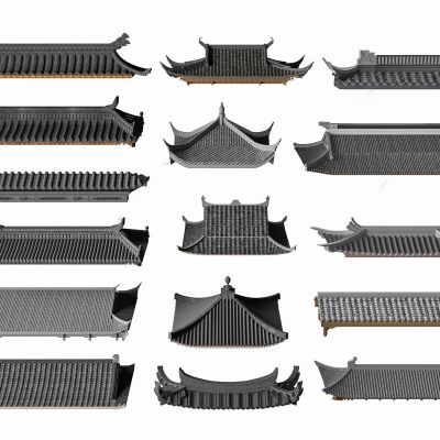 新中式屋檐 屋顶