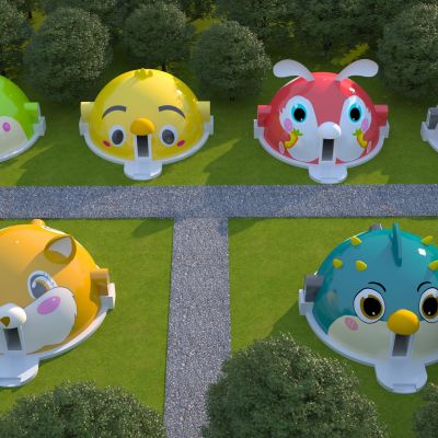 现代卡通屋 哆咪屋3D模型