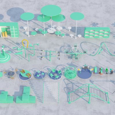 现代游乐设施小品