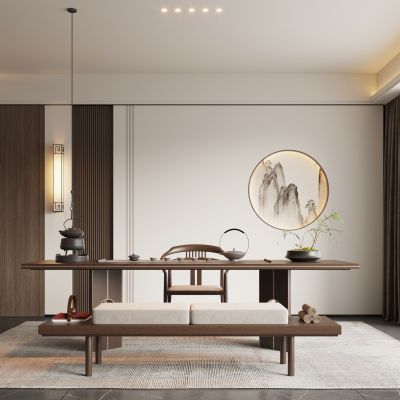 新中式茶室书房