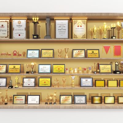 奖杯，荣誉组件物品组合