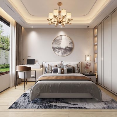 新中式卧室