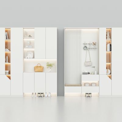 现代轻奢进门玄关过道多功能鞋柜，装饰柜，储物柜，展示柜