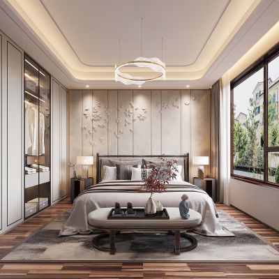 新中式卧室