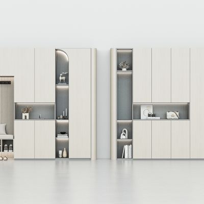 现代轻奢进门玄关过道鞋柜，装饰柜，储物柜，展示柜