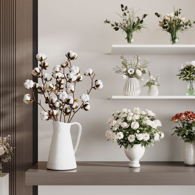 现代花瓶花艺组合